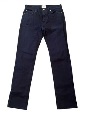 Sid Mashburn 33/34 Slim
Straight 5 Pocket Button Fly
Navy Chinos